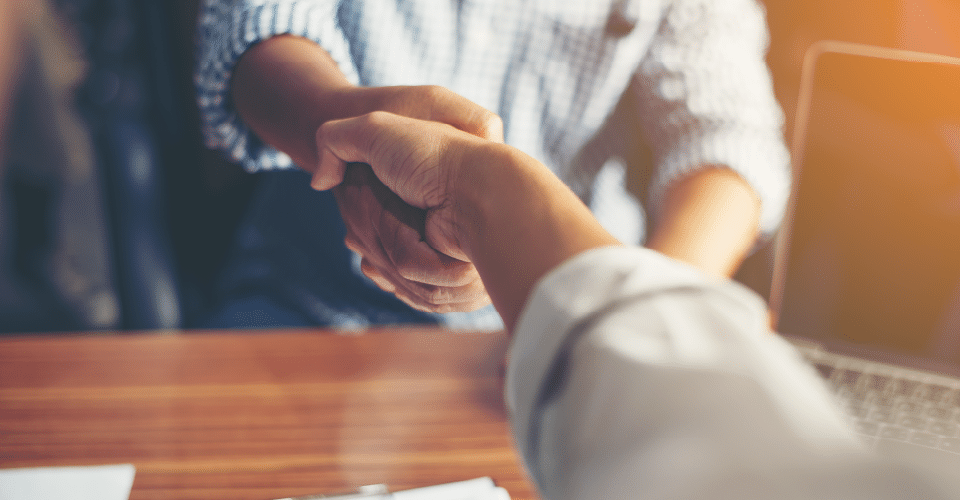 CRM vendor handshake